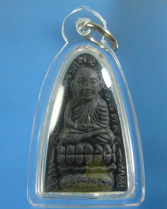 หลวงปู่ทวด วัดโคกสมานคุณ จ.สงขลา ฝังเพชรหน้าทั่ง  (รหัส 1389)