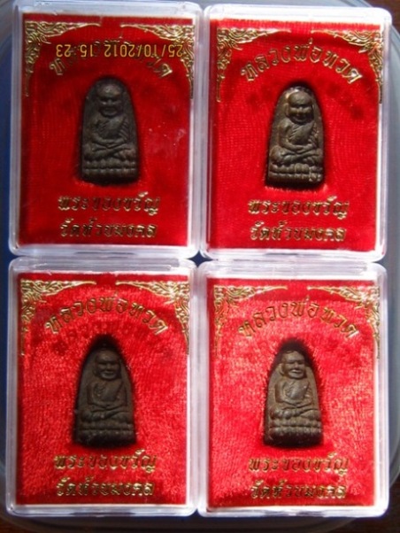 4 องค์ หลวงปู่ทวด วัดห้วยมงคล หัวหิน จ.ประจวบฯ กล่องเดิม