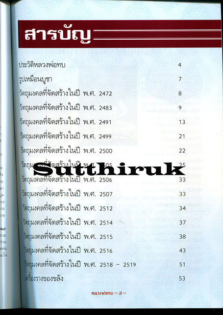 หนังสือ พระเครื่องยอดนิยม หลวงพ่อทบ วัดชนแดน จ.เพชรบูรณ์