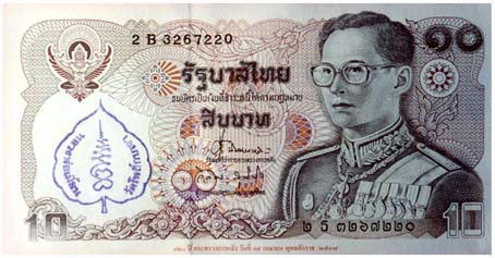 ธนบัตรขวัญถุง ลพ.เมี้ยนวัดโพธิ์ฯ อยุธยา
