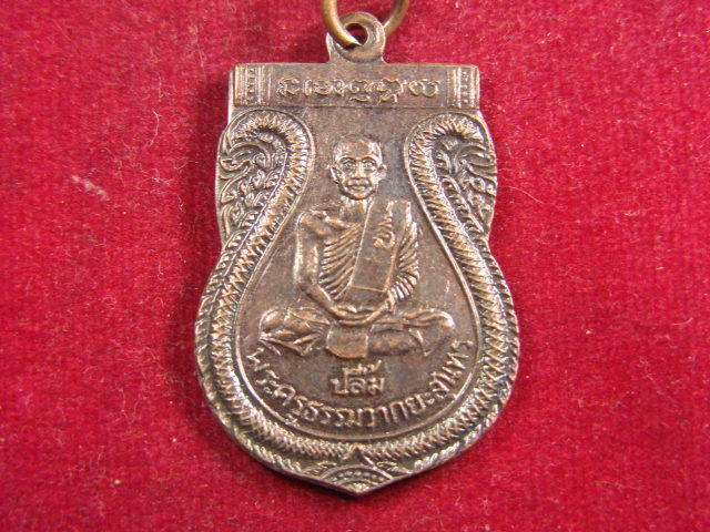 "จ่าสันต์" แดงเคาะเดียว/เหรียญพระครูธรรมวากยะสุนทร(ปลื้ม) หลังหลวงพ่ออุปคุตเถระ วัดคลองนาพง