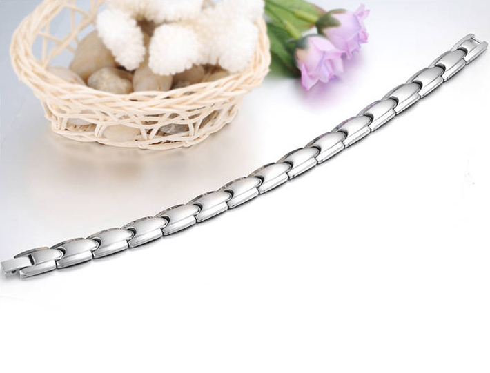 เลสTitanium Stainless Steel Germanium Stones Energy Bracelets Power Balance
