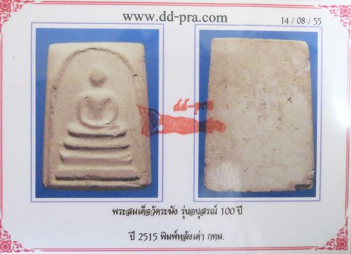 วัดระฆัง100 ปี พิมพ์หลังเต่า