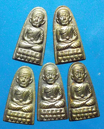 หลวงปู่ทวด ทะเลซุง บัว6  ปี2508 กะไหล่ทอง ทีเด๊ยวแดง