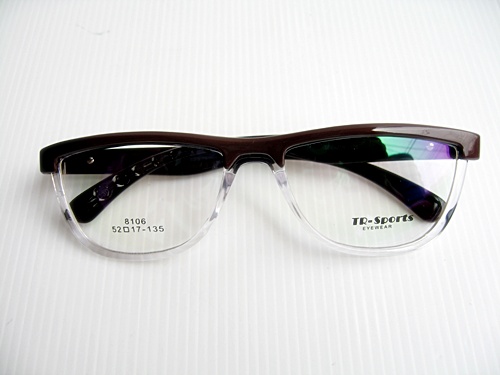 กรอบแว่นตา TR-SPORT ทรง กรอบเต็มสีดำ ขาสปริง รุ่นใหม่ล่าสุด