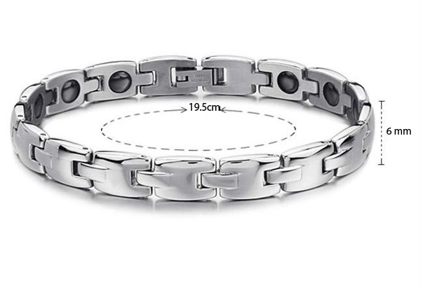เลสTitanium Stainless Steel Germanium Stones Energy Bracelets Power Balance