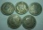 เหรียญ 1 บาท หลังครุฑ ปี 2517  รวม 5 เหรียญ (เคาะเดียวแดงครับ)