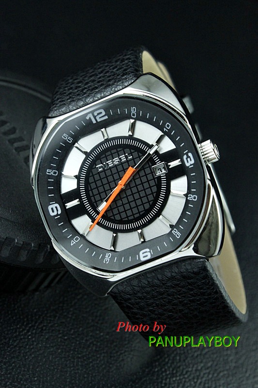 นาฬิกา Diesel Date สายห นังสีดำ สปอร์ตสุดๆ
