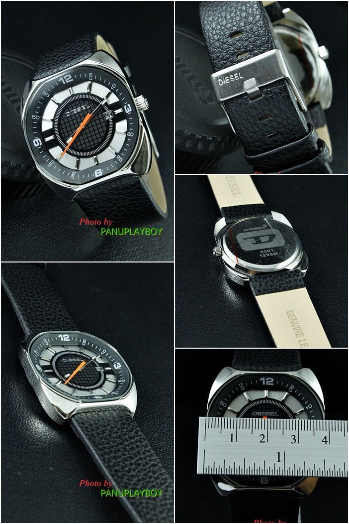 นาฬิกา Diesel Date สายห นังสีดำ สปอร์ตสุดๆ