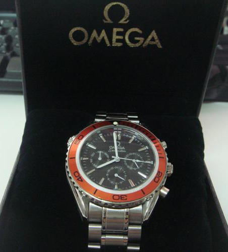 นาฬิกา OMEGA SEAMASTER ขอบส้ม
