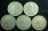 เริ่ม-20- เหรียญ 1บาท พศ. 2505  ( 5 เหรียญ)