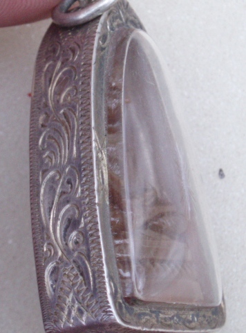 พระบัวเข็ม รุ่นสำเร็จสมปรารถนา วัดพระบาทปางแฟน จ.เชียงใหม่ (เลี่ยมเงิน)
