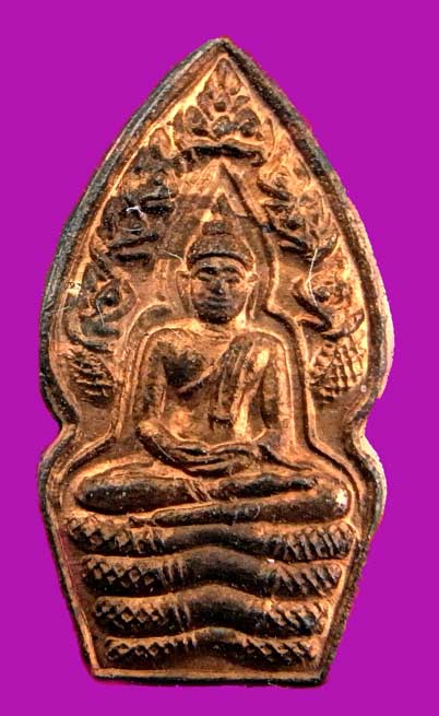 ปรกใบมะขาม เนื้อทองแดง หลวงปู่หมุน วัดบ้านจาน จ.ศรีสะเกษ สภาพสวย พร้อมซองเดิม (8)