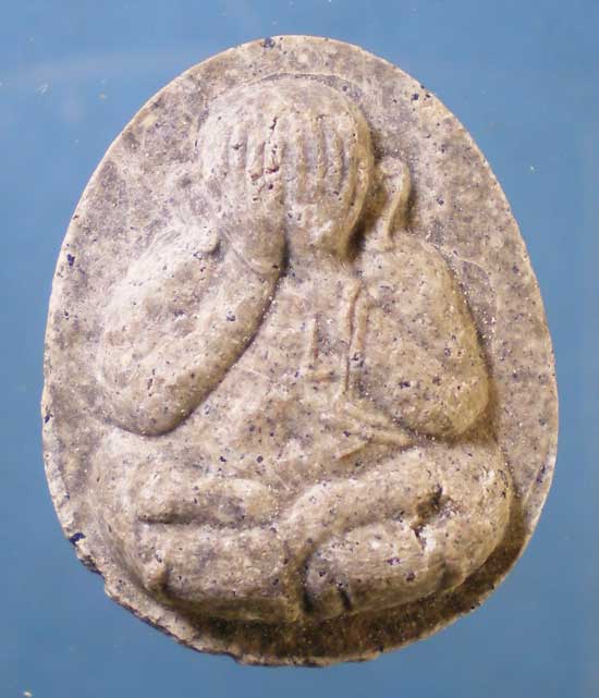 ปิดตา ผสมไม้ช่อฟ้าวัดระฆัง ปี35 ออกวัดเจ้าอาม