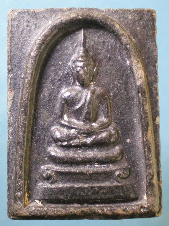 สมเด็จหลังปรุหนัง เนื้อดิน หลวงพ่อกวย วัดโฆสิตาราม ออกวัดเก้าเลี้ยว