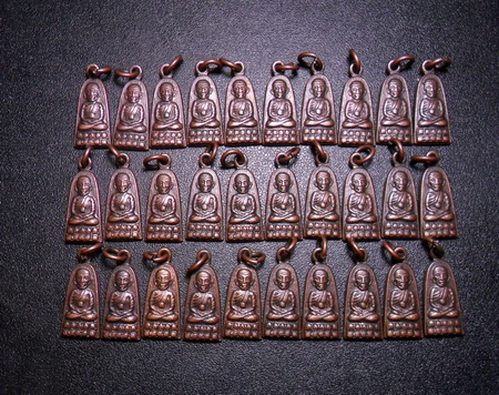 (เคาะเดียว 30องค์)เหรียญหลวงปู่ทวด ทะเลซุงพิมย์เล็ก บล็อกธรรมดา