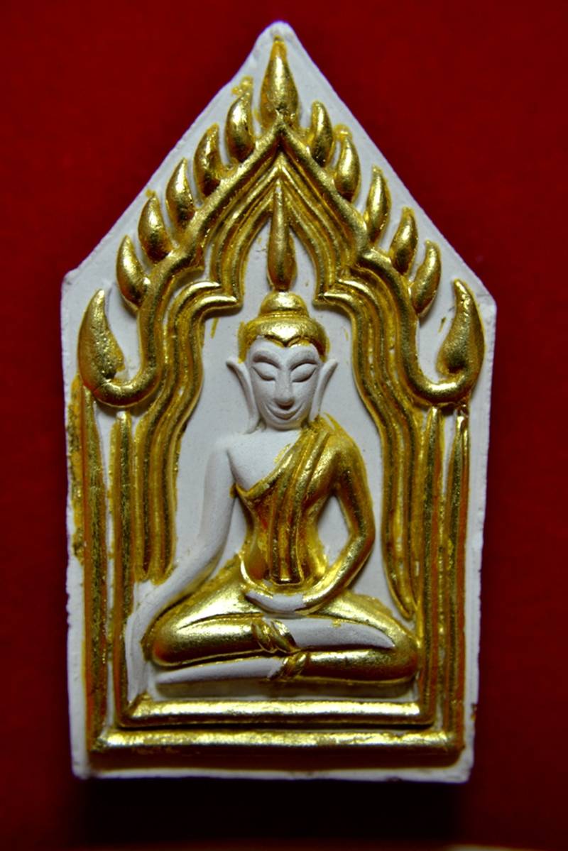 พระขุนแผนเคลือบขาว ลงทอง หลวงพ่อชื้นวัดญาณเสน