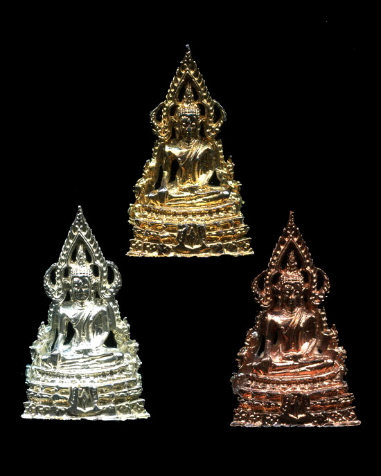 ถูกสุด สะดุดใจ...พระพุทธชินราช ธ.กรุงเทพ สาขาชุมแสง ปี 2536 ครบชุด 3 องค์ 3 กษัตริย์