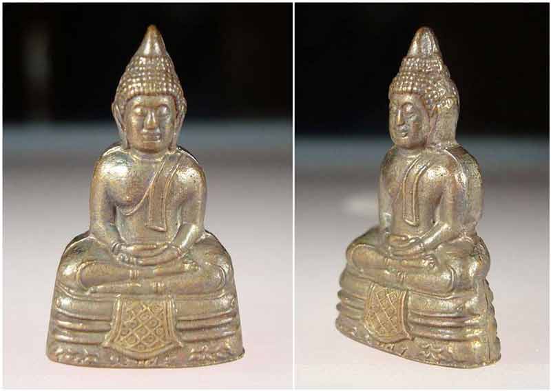 หลวงพ่อโสธร รุ่นทองประทาน พิมพ์ลอยองค์ เนื้อโลหะผสม ปี 2550