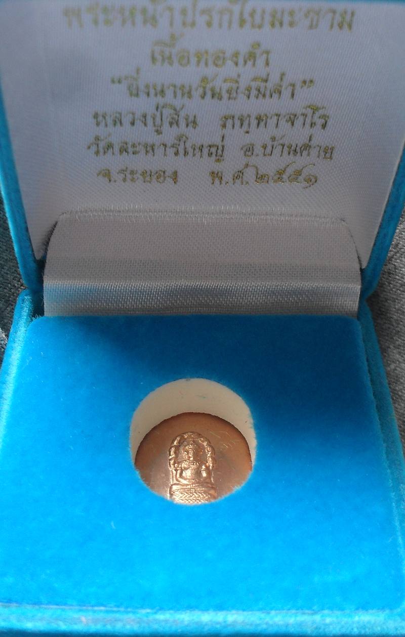 เหรียญนาคปรกมะขามไม่ตัดปีก เนื้อนาค หมายเลข๒๑๘ พร้อมรอยจาร จากหลวงพ่อสิน วัดละหารใหญ่ แท้ๆ กล่องเดิม