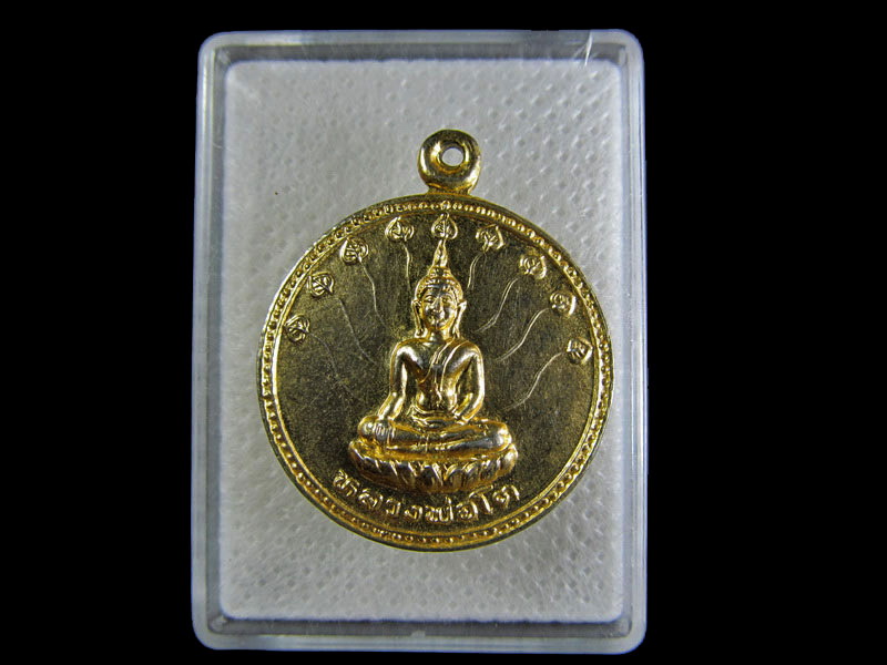 เหรียญกลมกะไหล่ทอง หลวงพ่อโต วัดไทรใต้ นครสวรรค์..เริ่ม20บาท/.W-09