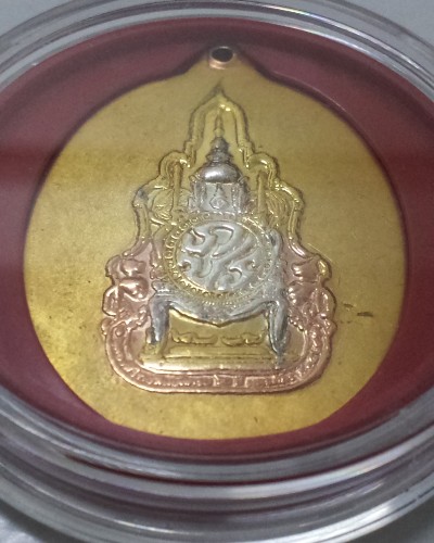 เหรียญในหลวงทรงกล้อง สามกษัตริย์ ฉลองสิริราชสมบัติครบ ๖๐ ปี พศ.2549