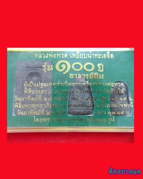 พระหลวงพ่อทวด รุ่น “100 ปี อาจารย์ทิม ธมมธโร” พระหลวงพ่อทวด เนื้อว่านดินกากยายักษ์ (2)