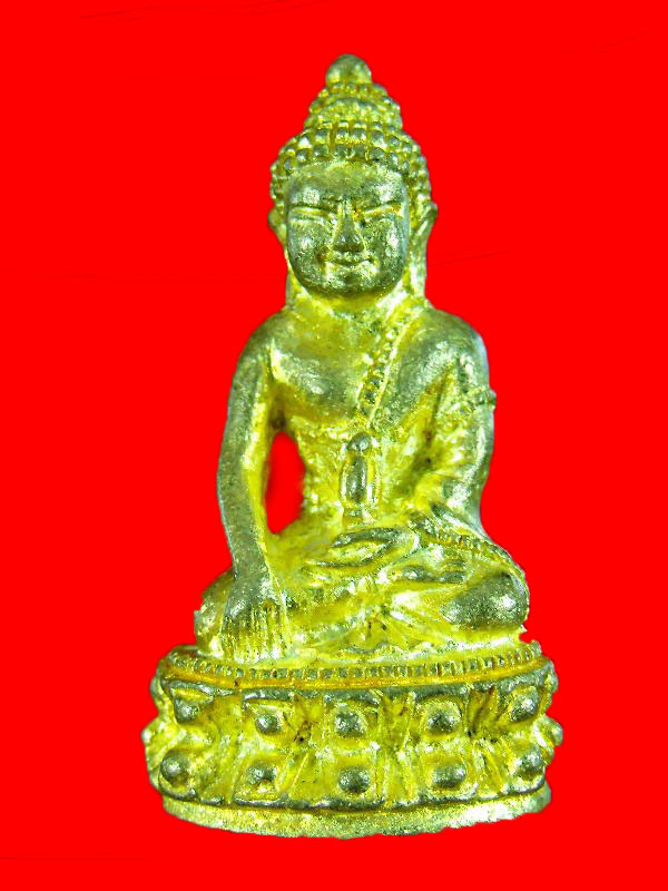 พระกริ่งเขารังเสือ หลวงปู่ชอบ วัดเขารังเสือ "รุ่นฉลองอายุ๘๕ปี ปี2538"..เนื้อชนวนเปียกทอง