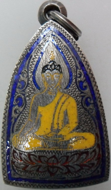 หลวงปู่ทวดหลังเตารีดรุ่นแรก วัดไทรใต้ นครสวรรค์ ปี2506(พระสวยหนา+ลึก +คมชัด+ตลับเงิน)