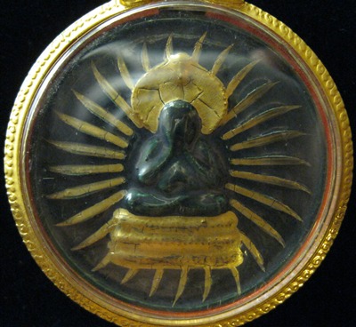 พังพกาฬ เคลือบเขียวลายน้ำทอง สวย