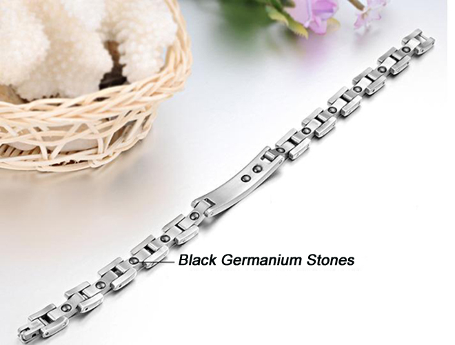 เลสTitanium Stainless Steel Germanium Stones