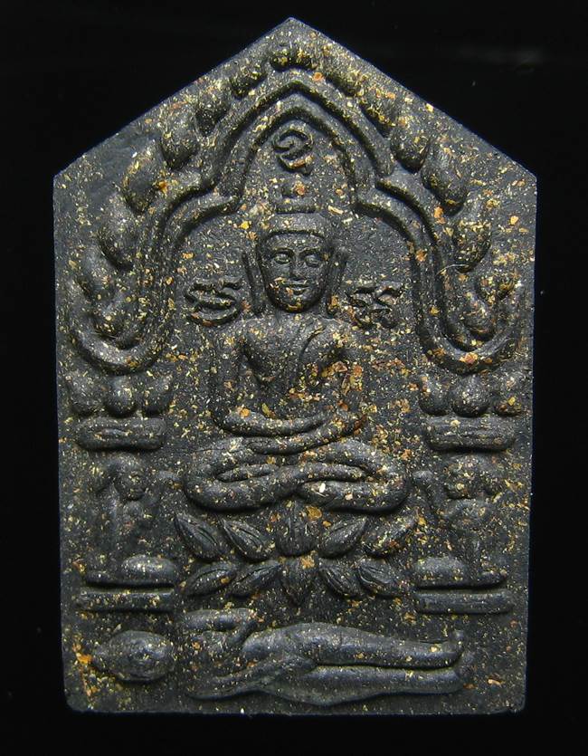 **ขุนแผนพลายกุมาร พิมพ์เล็ก หลวงปู่ฤทธิ์ วัดชลประทานราชดำริ ปี 47 ฝั่งตะกรุดเงิน เคาะเดียวแดง**BJ11