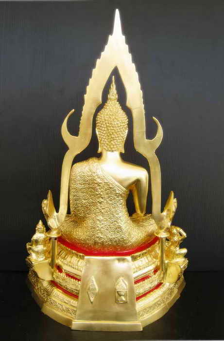พระพุทธชินราช((ภปร)))หน้าตัก9นิ้วปิดทองแท้100%ทั้งองค์ห่มลายสวงามมากๆค่ะ