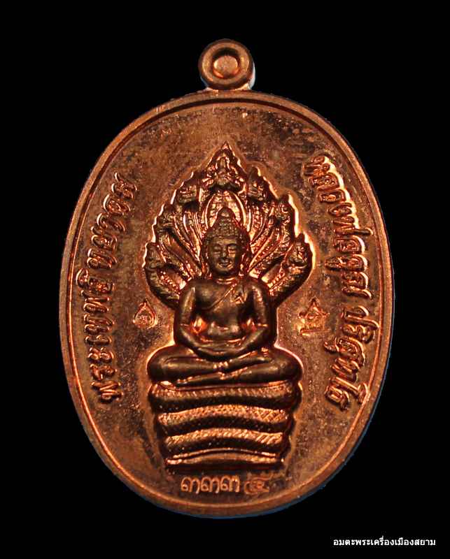 พระนาคปรก   หลวงพ่อคูณ    เนื้อทองแดง (  โค๊ตศาลา แยกจากชุดกรรมการ )  รุ่นสร้างกุฎิสงฆ์     วัดปรก 