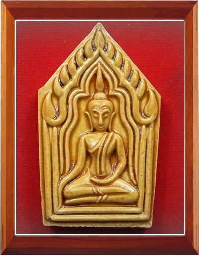 พระขุนแผนเคลือบแขนอ่อนรุ่น๑ หลวงปู่ชื้น พุทธสโร วัดญาณเสน จ.พระนครศรีอยุธยา