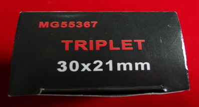 ++ เคาะเดียว 106 บาท ++ กล้องส่องพระ TRIPLET กำลังขยาย 30X 21 MM --- 3
