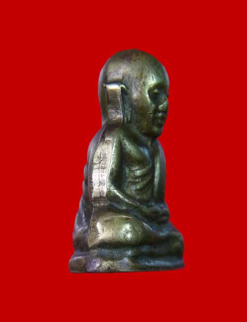 รูปหล่อหลวงพ่อเงิน วัดบางคลาน รุ่นสร้างอำเภอ ปี 2522 หลัง อ.อ่าง เนื้อทองเหลือง อุดกริ่ง