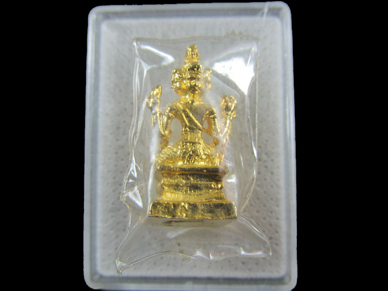 ท้าวมหาพรหม กะไหล่ทอง งานละเอียดประณีต ไม่ทราบที่ครับ.เริ่ม20บาท/.(19/กพ.--08)