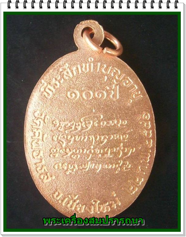 เหรียญหลังเต่า หลวงปู่ครูบาอิน วัดฟ้าหลั่ง ที่ระลึกทำบุญอายุ 101 ปี พ.ศ.2546