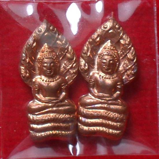 ปรกมะขาม หลวงพ่อคูณ ปี 2537 รุ่นคูณพันล้าน เนื้อทองแดง จำนวน 2 องค์