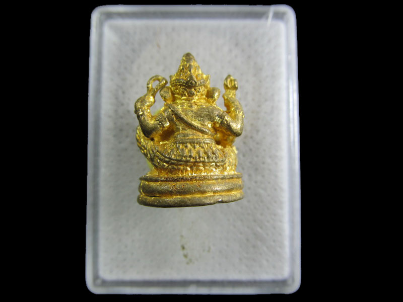 พระพิฆเนศ กะไหล่ทอง งานละเอียดประณีต ไม่ทราบที่ครับ.เริ่ม20บาท/.(22/กพ.--07)
