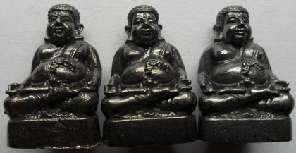 3องค์ พระสังกัจจายน์55 หลวงพ่อเพี้ยน วัดเกริ่นกฐิน จ ลพบุรี เนื้อทองแดง