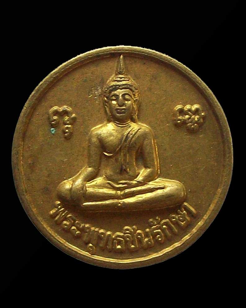 โดนเป็นแดง กับ เหรียญ ล.พ.เขียน หลัง พระพุทธชินรักษา