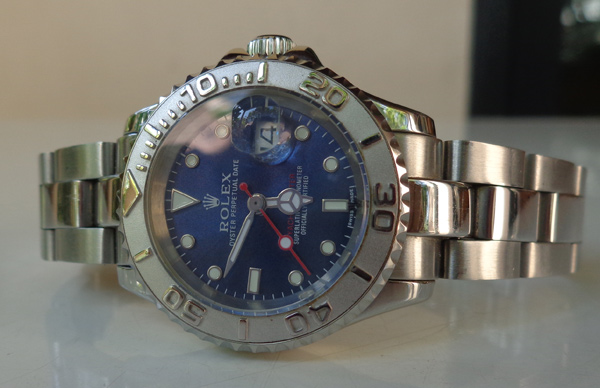 นาฬิกา ROLEX YACHT MASTER สตรี/หน้าปัดเข้มสวยๆเลย