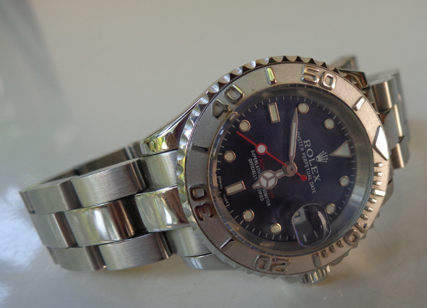 นาฬิกา ROLEX YACHT MASTER สตรี/หน้าปัดเข้มสวยๆเลย