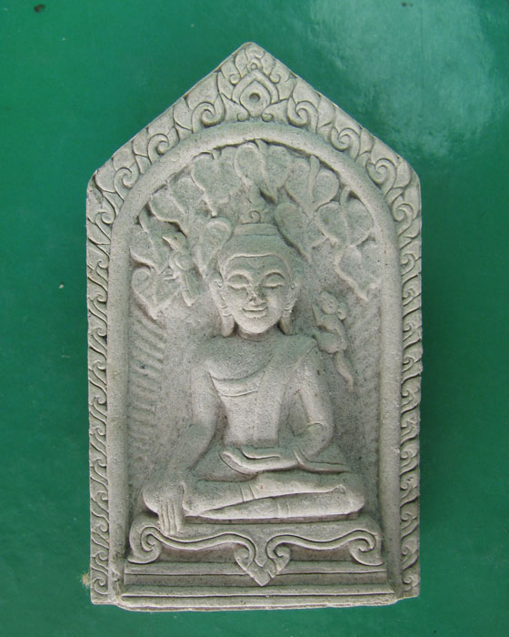 พระผงห้าเหลี่ยมปรกโพธิ์ หลวงปู่นาม วัดน้อยชมพู่(2)