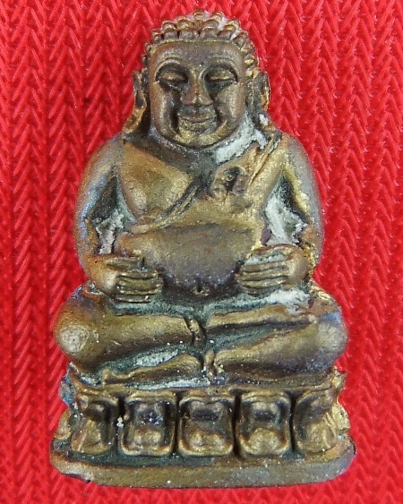 (((เคาะเดียว..มหาโชคลาภ)))..พระสังกัจจายน์ มหาโชคมหาลาภ วัดพนัญเชิงฯ ปี 2535+กล่องเดิมจากวัด