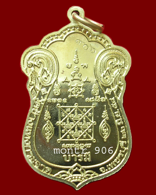 เหรียญบารมี หลวงพ่อแถม วัดช้างแทงกระจาด จ.เพชรบุรี no 906