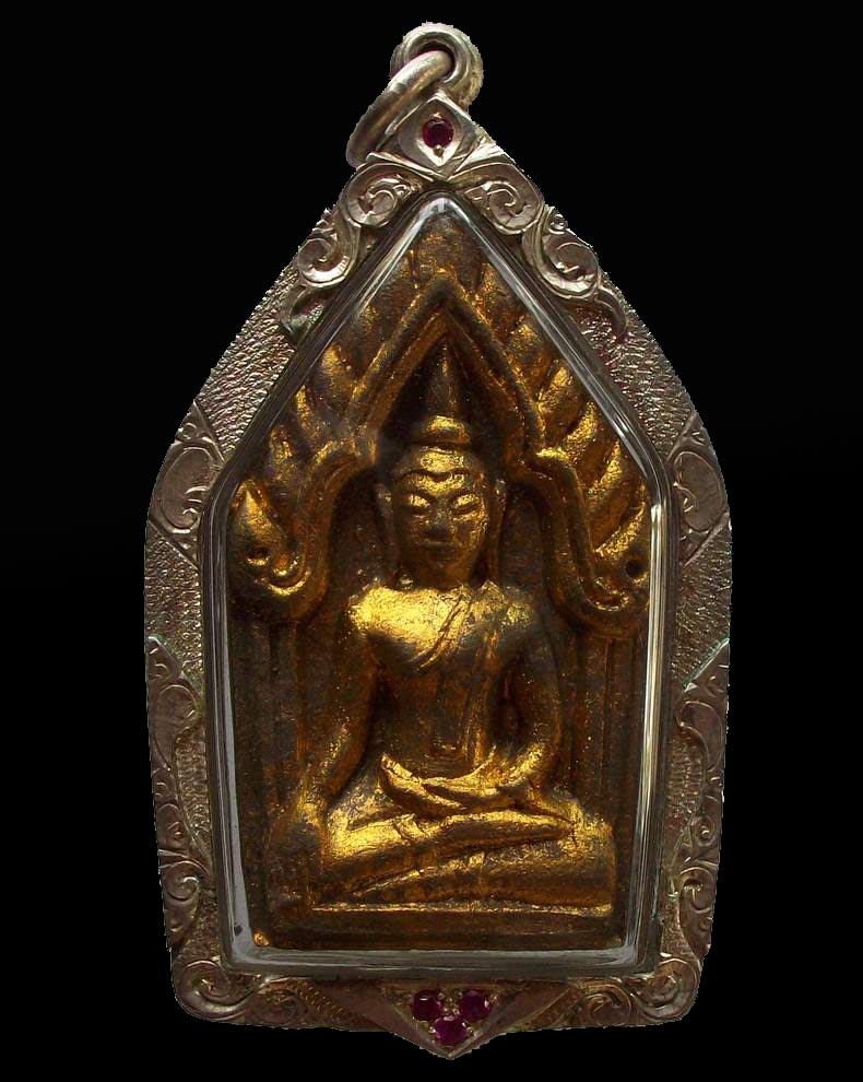 _/\_โดนเป็นแดง......ขุนแผน หลังเสือ รุ่น ๑ หลวงพ่อสาย วัดพรหมนิวาส จ.อยุธยา เลี่ยมเงิน