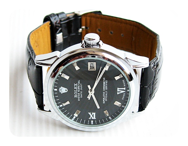 นาฬิกา ROLEX สายหนัง เคาะเดียว